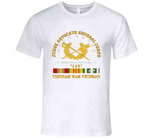 Load image into Gallery viewer, Army - Judge Advocate Veteran Corps,"Jag" with Vietnam War Service Ribbons - T Shirt, Premium and Hoodie