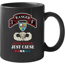 Load image into Gallery viewer, Army - 3rd Rgr Bn With Dui - Basic Airborne W Combat Jump Star W Opn Just Cause Txt X 300 Classic T Shirt, Crewneck Sweatshirt, Hoodie, Long Sleeve, Mug