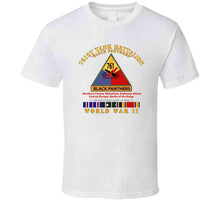 Load image into Gallery viewer, Army - 761st Tank Battalion - Black Panthers W Ssi Name Tape Wwii Eu Svc - T-Shirts - Classic