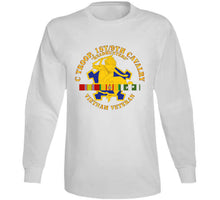 Load image into Gallery viewer, C Troop, 1st-9th Cavalry - Headhunters - Vietnam Vet W 1966-1967 Vn Sv Svc Long Sleeve T Shirt