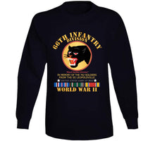 Load image into Gallery viewer, Army - 66th Infantry Div - Black Panther Div - Wwii W Ss Leopoldville W Eu Svc Long Sleeve Tee