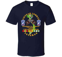 Load image into Gallery viewer, Vietnam Combat Veteran With N (November) Company (CO), 75th Infantry Ranger, 173rd Airborne Brigade T Shirt, Hoodie and Premium