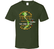 Load image into Gallery viewer, Navy - Vietnam Combat Vet - Yankee Station with Vietnam War Service Ribbons - T Shirt, Premium and Hoodie