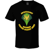 Load image into Gallery viewer, Specialist - E4 - w Text - Retired - T-Shirts - Classic