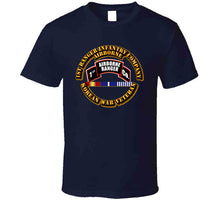 Load image into Gallery viewer, SOF - 1st Ranger Infantry Company - Airborne - Korea w SVC Ribbons - T-Shirts - Classic