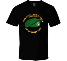 Load image into Gallery viewer, 77th Special Forces Group, (Airborne), Beret with Text - T Shirt, Premium and Hoodie