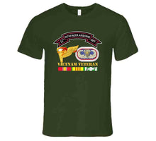 Load image into Gallery viewer, Army - 11th Pathfinder Detachment - Vietnam Veteran With Airborne Badge Combat Star Pathfinder Badge T Shirt - Premium