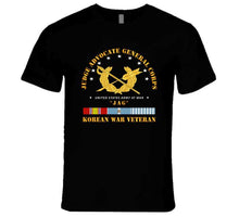 Load image into Gallery viewer, Army - Judge Advocate Veteran Corps, Veteran, "Jag", Korean War Veteran with Korean War Service Ribbons - T Shirt, Premium and Hoodie