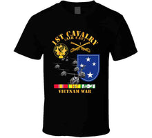 Load image into Gallery viewer, Army - 1st Cavalry (Air Cavalry) - 23rd Infantry Division with Vietnam Service Ribbons - T-Shirts - Classic