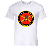 Load image into Gallery viewer, Army - Field Artillery Survey W Branch - Aiming Circle Ft Sill Ok T-Shirts - Premium