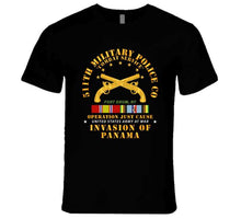 Load image into Gallery viewer, Just Cause - 511th Military Police Company - Fort Drum, New York With Service Ribbons T Shirt, Premium and Hoodie