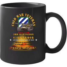Load image into Gallery viewer, Army - Cold War Vet - 3rd Bn 63rd Armor - 3rd Inf Div - Augsberg Frg - M60a1 Tank - Marne Div Mugs