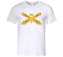 Load image into Gallery viewer, Army - 3rd Bn, 94th Field Artillery Regiment - Arty Br Wo Txt - T-Shirts - Premium