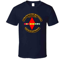 Load image into Gallery viewer, 5th Infantry Division with Vietnam Service Ribbons - T-Shirts - Classic