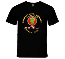 Load image into Gallery viewer, 24th Infantry Division - Desert Shield with Service Ribbons T-Shirt, Premium, and Hoodie