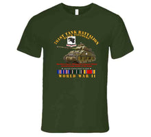 Load image into Gallery viewer, Army - 761st Tank Battalion - Black Panthers - W Tank Wwii Eu Svc T Shirt
