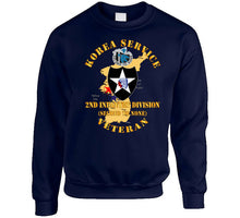Load image into Gallery viewer, Army – Korea Service Veteran | 2nd Infantry Division "Second to None" Crewneck Sweatshirt