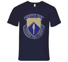 Load image into Gallery viewer, DUI - 277th Aviation Support Battalion w SVC Ribbon - T-Shirts - Premium