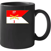 Load image into Gallery viewer, Army - 1st Squadron, 17th Cavalry Guidon Long Sleeve T Shirt