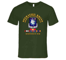 Load image into Gallery viewer, Special Operations Forces - Operation Rhino - Afghanistan - 160th Special Operations Aviation Regiment With Service Ribbon T Shirt, Premium & Hoodie