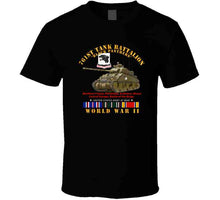 Load image into Gallery viewer, Army - 761st Tank Battalion - Black Panthers - W Tank Wwii Eu Svc T Shirt
