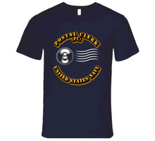 Load image into Gallery viewer, Navy - Rate - Postal Clerk - T-SHIRTS - PREMIUM