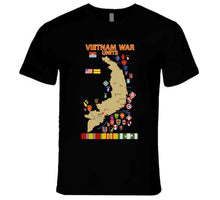 Load image into Gallery viewer, Map - Vietnam Units - 3 Wo Ds T Shirt