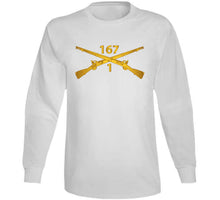 Load image into Gallery viewer, Army - 1st Battalion, 167th Infantry Regiment - Inf Branch Wo Txt Long Sleeve Tee