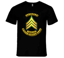 Load image into Gallery viewer, Sergeant - E5 - w Text - Retired - T-Shirts - Premium