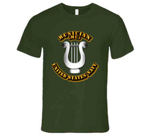 Load image into Gallery viewer, Navy - Rate - Musician - T-SHIRTS - PREMIUM