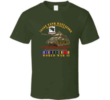 Load image into Gallery viewer, Army - 761st Tank Battalion - Black Panthers - W Tank Wwii Eu Svc T Shirt