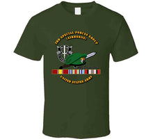 Load image into Gallery viewer, 3rd SFG DUI, Beret, Dagger - US Army - Afghanistan Ribbons T Shirt - Classic