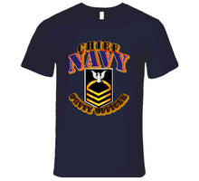 Load image into Gallery viewer, NAVY - Rank - E7 - CPO - T-Shirts - Premium