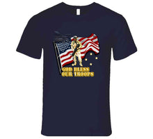 Load image into Gallery viewer, Emblem - Army - God Bless Our Troops - T-Shirts - Premium