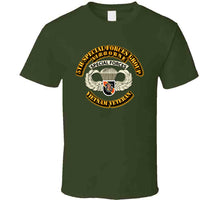Load image into Gallery viewer, SOF - 5th SFG - Airborne Badge - Vietnam Veteran T Shirt - Classic