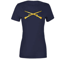 Load image into Gallery viewer, Army - Infantry Branch - Crossed Rifles Wo Txt Ladies Premium T Shirt