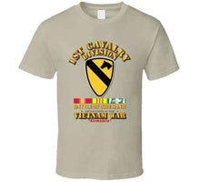Load image into Gallery viewer, 1st Cavalry Division - (Battle Khe Sanh) with Vietnam War Service Ribbons - T Shirt, Premium and Hoodie