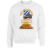 Load image into Gallery viewer, Army - Cold War Vet - 3rd Bn 63rd Armor - 3rd Inf Div - Augsberg Frg - M60a1 Tank - Marne Div Sweatshirt