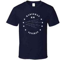 Load image into Gallery viewer, Navy - Radioman - Rm - Veteran Wo Bkgnd - White - T-Shirts - Classic