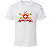 Load image into Gallery viewer, Army - 14th Field Artillery With Branch and Ribbon T Shirt - Classic
