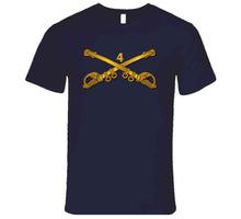 Load image into Gallery viewer, Army - 4th Cavalry Branch Without Text T Shirt - Premium