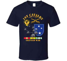 Load image into Gallery viewer, Army - 1st Cavalry (Air Cavalry) - 23rd Infantry Division with Vietnam Service Ribbons - T-Shirts - Classic