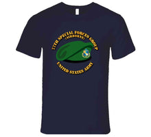 Load image into Gallery viewer, 77th Special Forces Group, (Airborne), Beret with Text - T Shirt, Premium and Hoodie