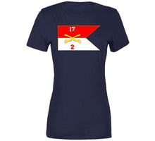 Load image into Gallery viewer, Army - 2rd Squadron, 17th Cavalry Guidon Long Sleeve T Shirt