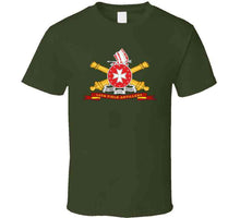 Load image into Gallery viewer, Army - 14th Field Artillery With Branch and Ribbon T Shirt - Classic