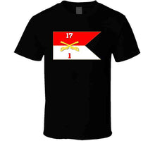 Load image into Gallery viewer, Army - 1st Squadron, 17th Cavalry Guidon Long Sleeve T Shirt