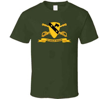 Load image into Gallery viewer, Army - 1st Cavalry Division W Br - Ribbon T Shirt - Classic
