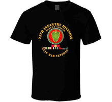 Load image into Gallery viewer, 24th Infantry Division - Desert Shield with Service Ribbons T-Shirt, Premium, and Hoodie
