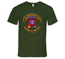 Load image into Gallery viewer, Invasion of Grenada - 82nd Airborne Division, Operation Urgent Fury with Service Ribbons T Shirt, Premium and Hoodie