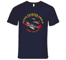Load image into Gallery viewer, Army - Aac - 332nd Fighter Group - 12th Af - Red Tails T Shirt